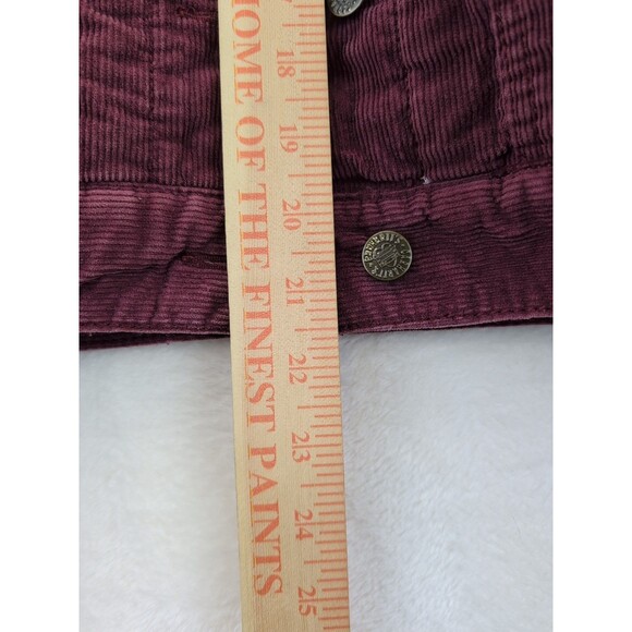 Carhartt 100659 625 Sherpa Lined Button Up Corduroy Chore Jacket Women's S 4/6 - Picture 6 of 14